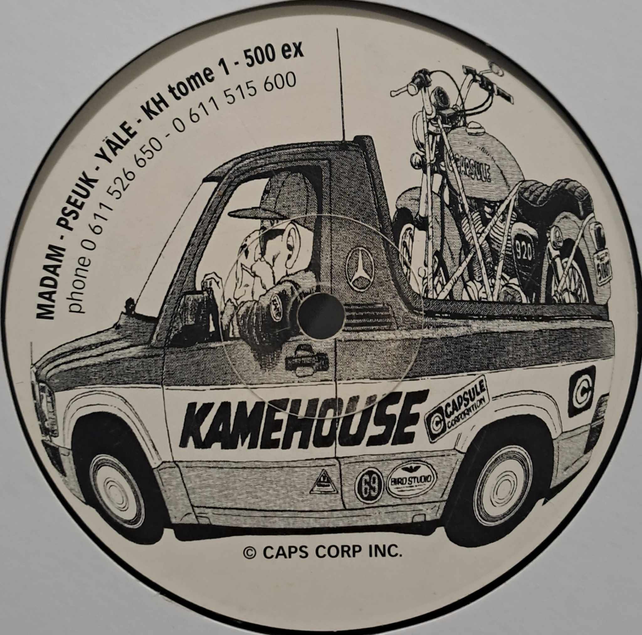 Kamehouse 01 - vinyle freetekno